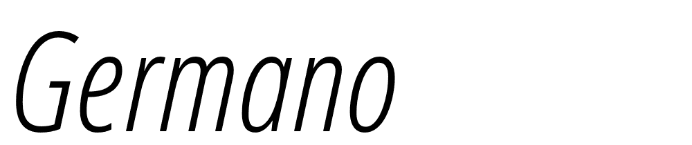 germano font family download free