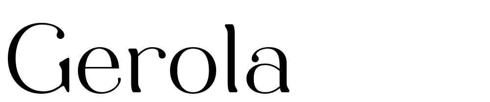 gerola font family download free