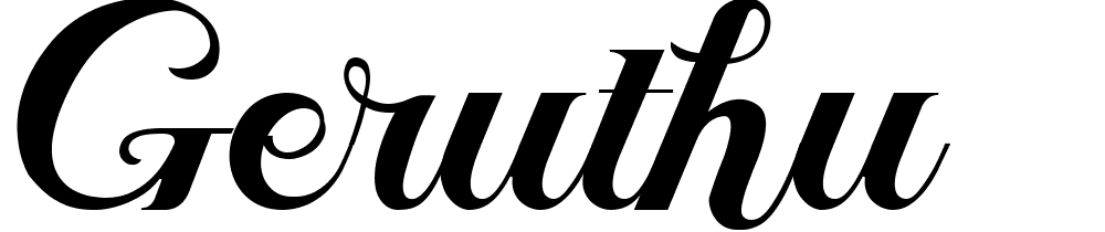 Geruthu font family download free