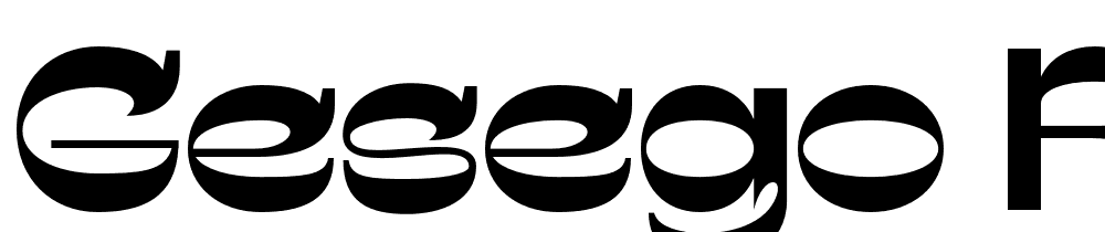 Gesego-Regular font family download free