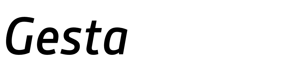 Gesta font family download free