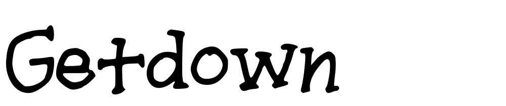 getdown font family download free