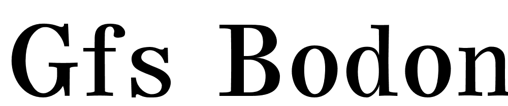 GFS-Bodoni-Bold font family download free