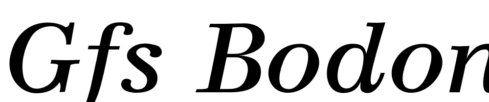 GFS-Bodoni-Bold-Italic font family download free