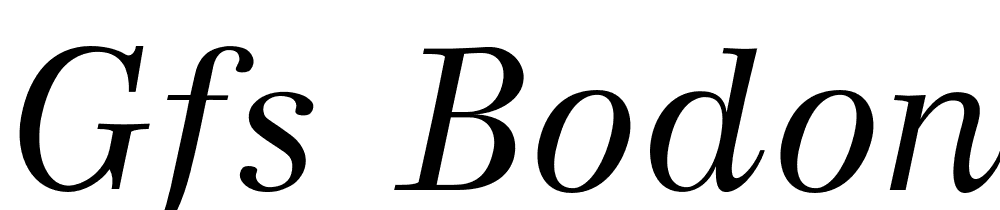 GFS-Bodoni-Italic font family download free