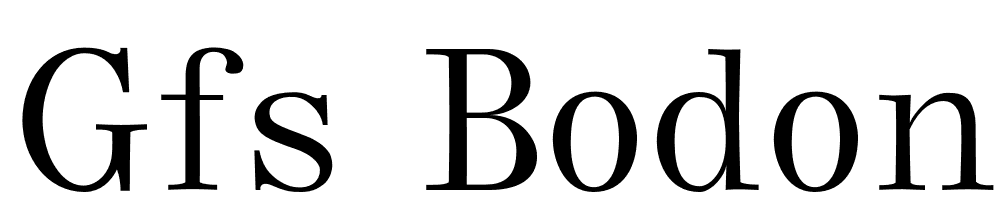 GFS-Bodoni-Regular font family download free