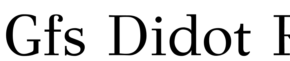 GFS-Didot-Regular font family download free