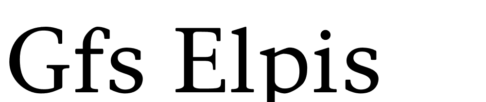 GFS-Elpis font family download free