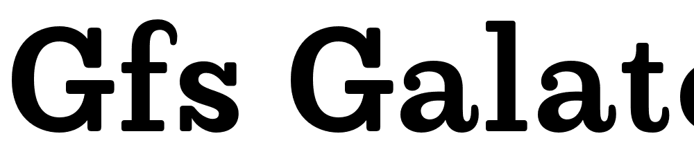 GFS-Galatea-Bold font family download free