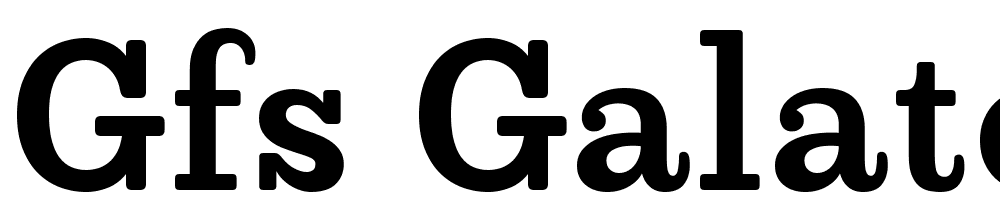 GFS-Galatea-Bold font family download free