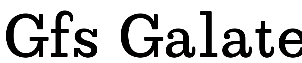 GFS-Galatea font family download free