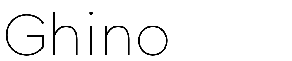 Ghino font family download free