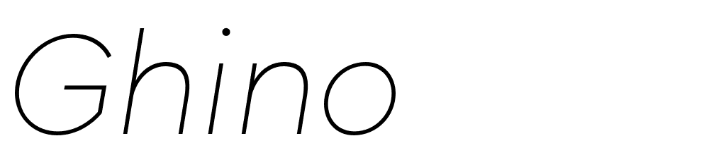 Ghino font family download free