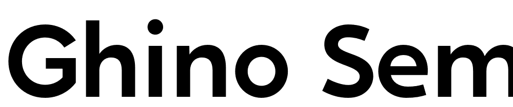 Ghino-Semibold font family download free