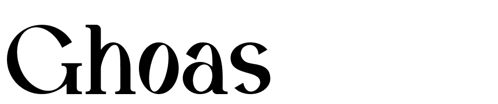 ghoas font family download free