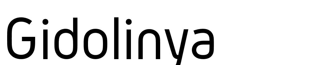 gidolinya font family download free