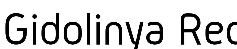 Gidolinya-Regular font family download free