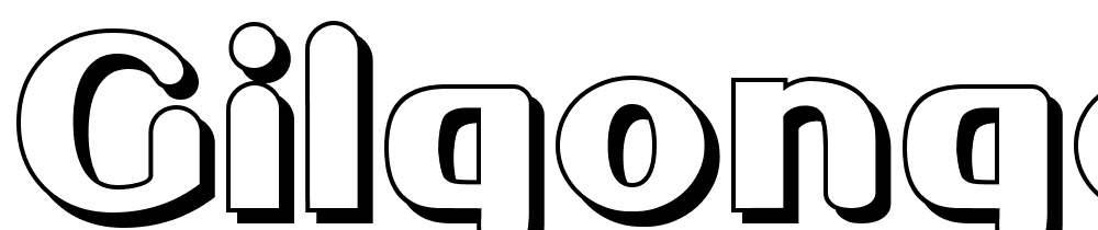 Gilgongo-Ombre font family download free