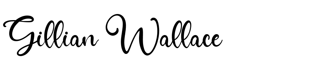 Gillian-Wallace font family download free