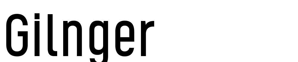 Gilnger font family download free