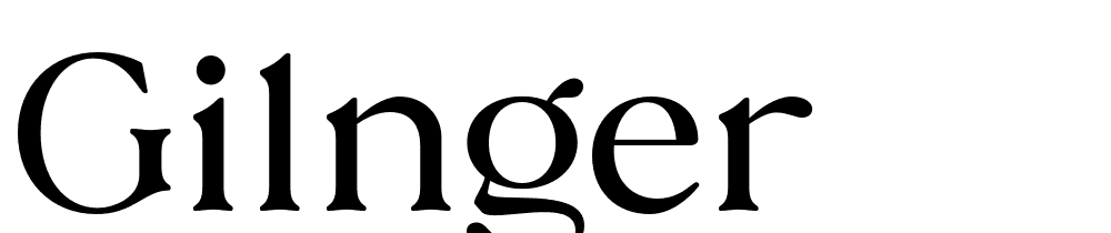 gilnger font family download free