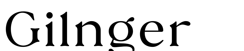 Gilnger font family download free