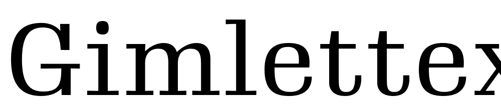 GimletText font family download free