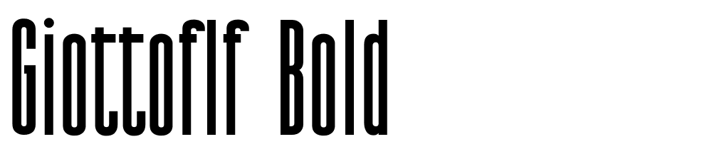 GiottoFLF-Bold font family download free