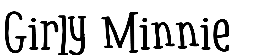 Girly-Minnie font family download free