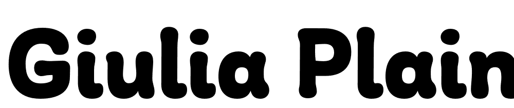 Giulia-Plain-Bold font family download free