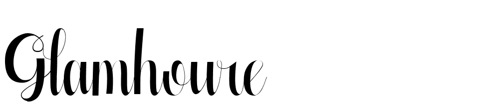 Glamhoure font family download free