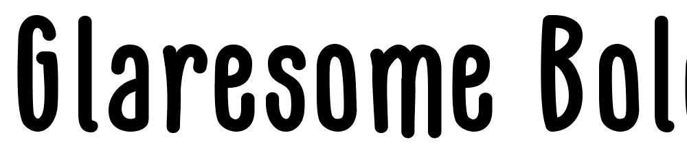 GLARESOME-Bold font family download free