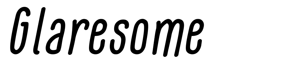 glaresome font family download free