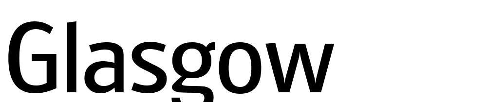 Glasgow font family download free