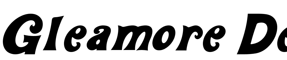 Gleamore-Demo font family download free