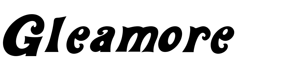 gleamore font family download free