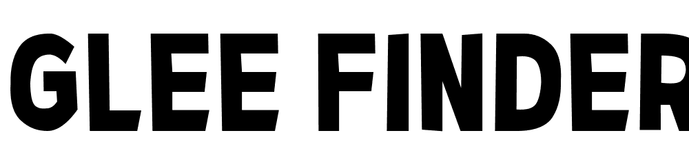 glee_finder font family download free