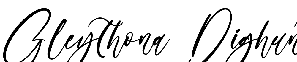 gleythona-dighunt font family download free