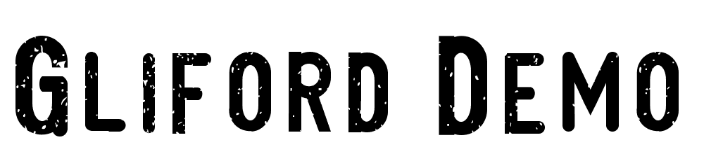 GLIFORD-DEMO-Grunge font family download free