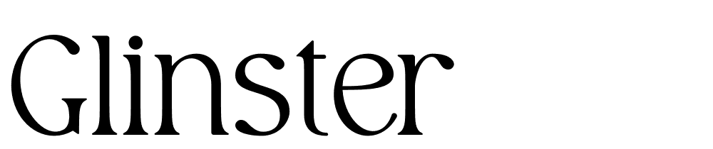 glinster font family download free