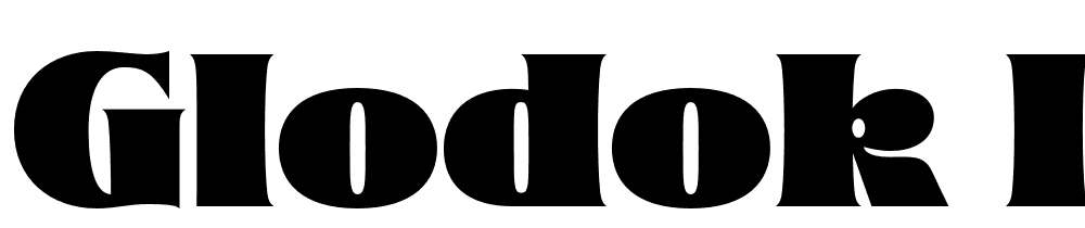 Glodok Display font family download free