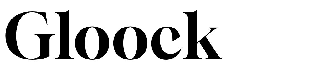 gloock font family download free