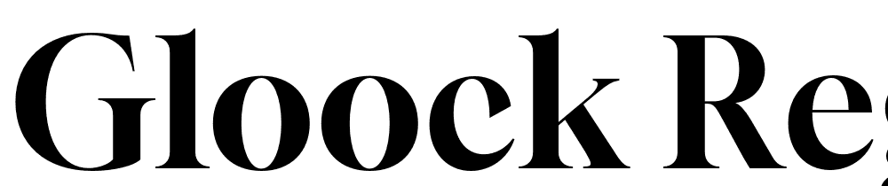 Gloock-Regular font family download free