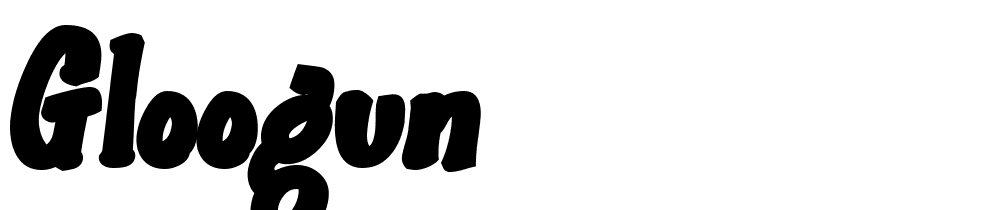 GlooGun font family download free