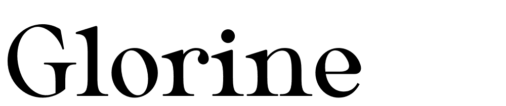 glorine font family download free