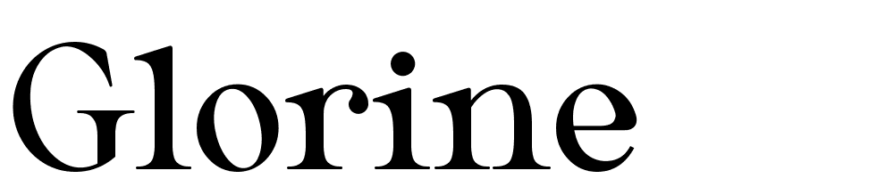 Glorine font family download free