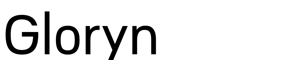 gloryn font family download free