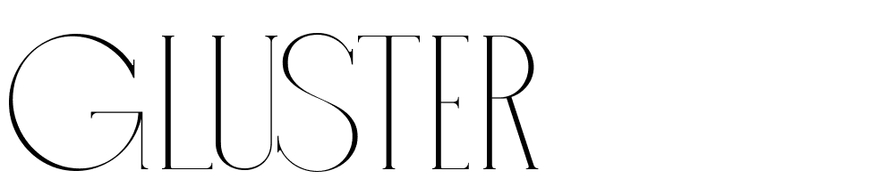 GLUSTER font family download free