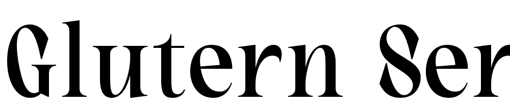 Glutern-Serif font family download free