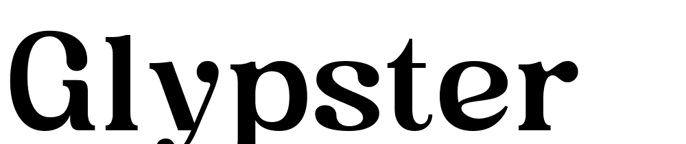 glypster font family download free